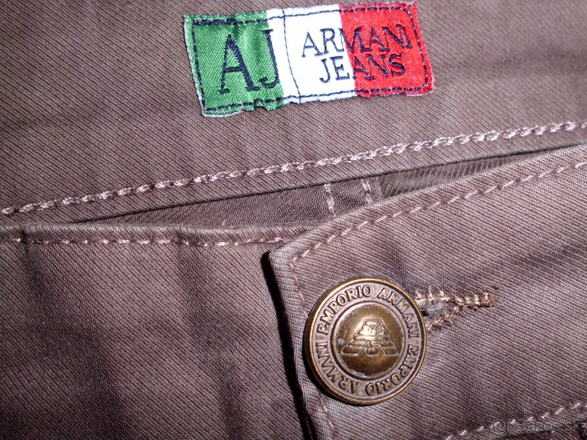 Armani pánske rifl. nohavice s elastanom XL 38/34 - 6