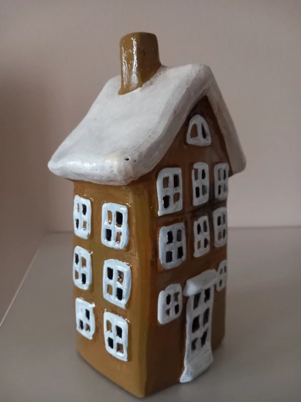 Keramický domček na čajovku 20,5x11,5x7,5 cm - 6