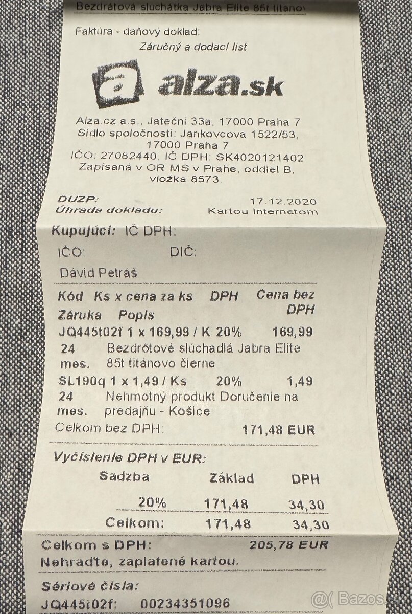 Slúchadlá. Jabra Elite 85 t. Titánovo - čierne - 6