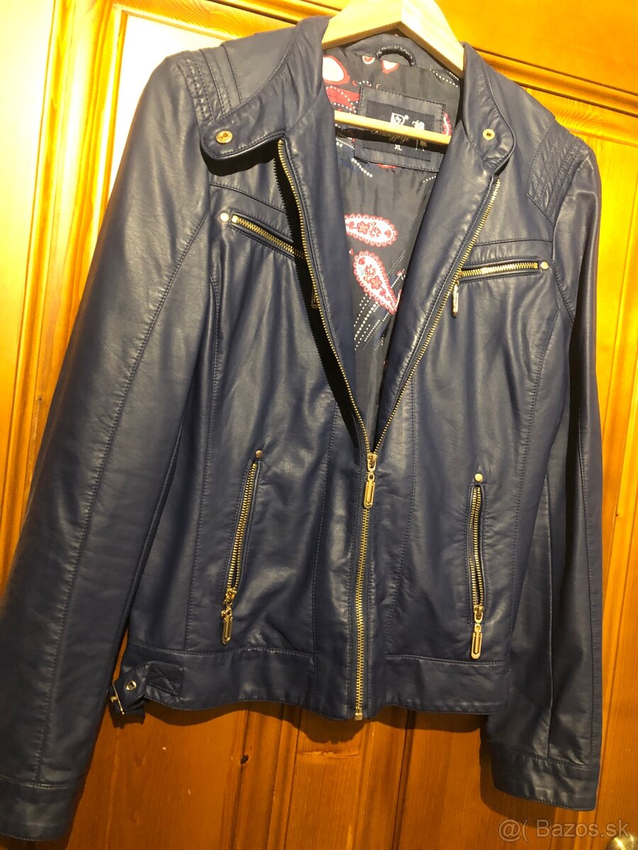 koženkova bunda vel Xl - 6