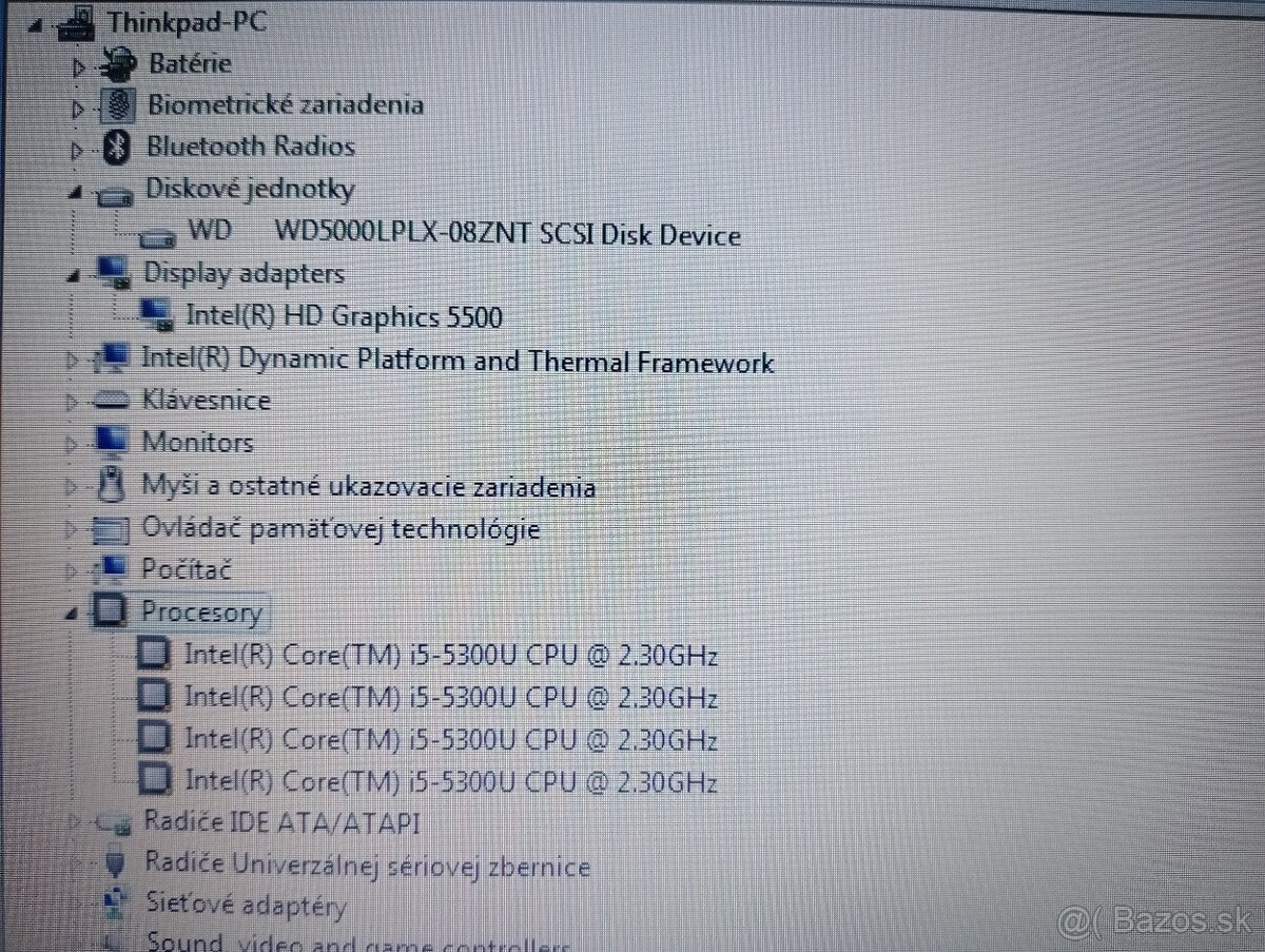 Lenovo Thinkpad T450 , Windows 7 32bit , Intel core i5 - 6