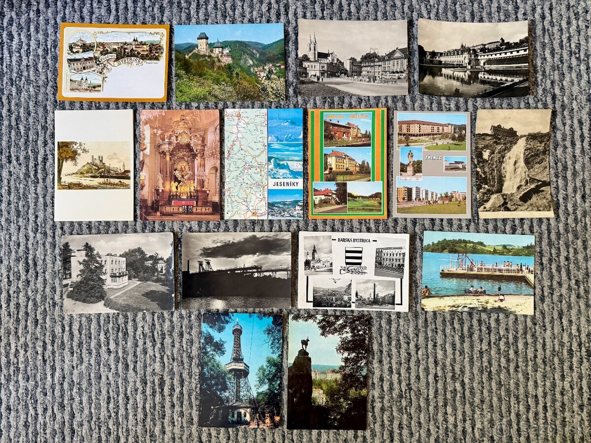 Retro pohľadnice Československo - 60 kusov - 6