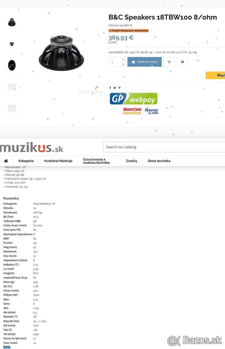 2ks BC 18TBW100 1500w /3kW - 6