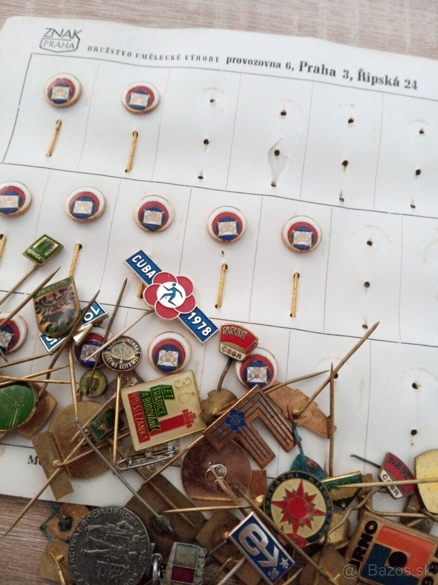 Odznaky veľa mix - 6