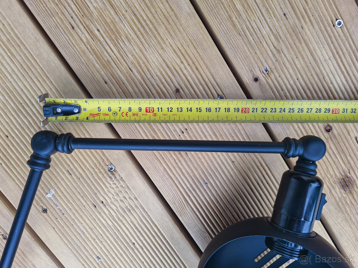 Predám lampu (svietidlo) čiernej farby - 6