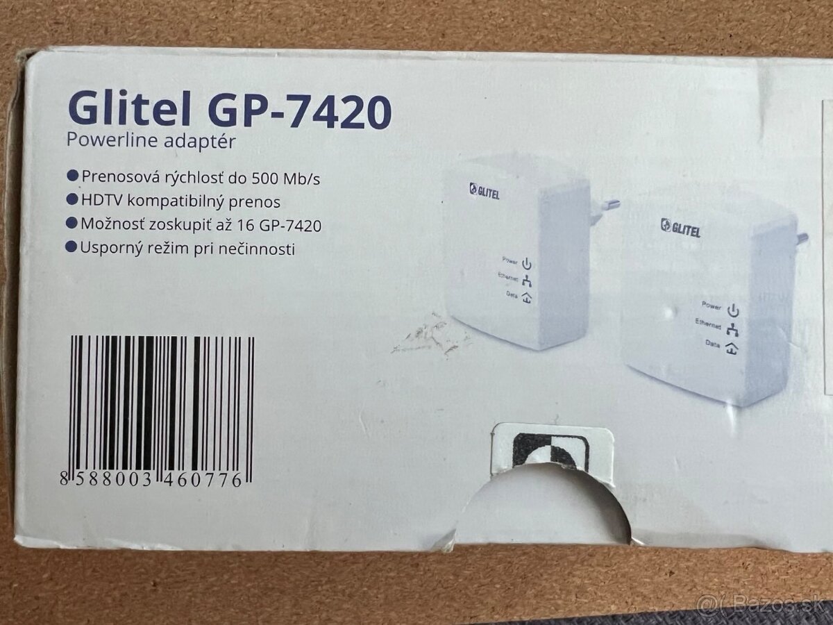 Powerline Glitel GP-7420 - internet cez elektrickú sieť - 6