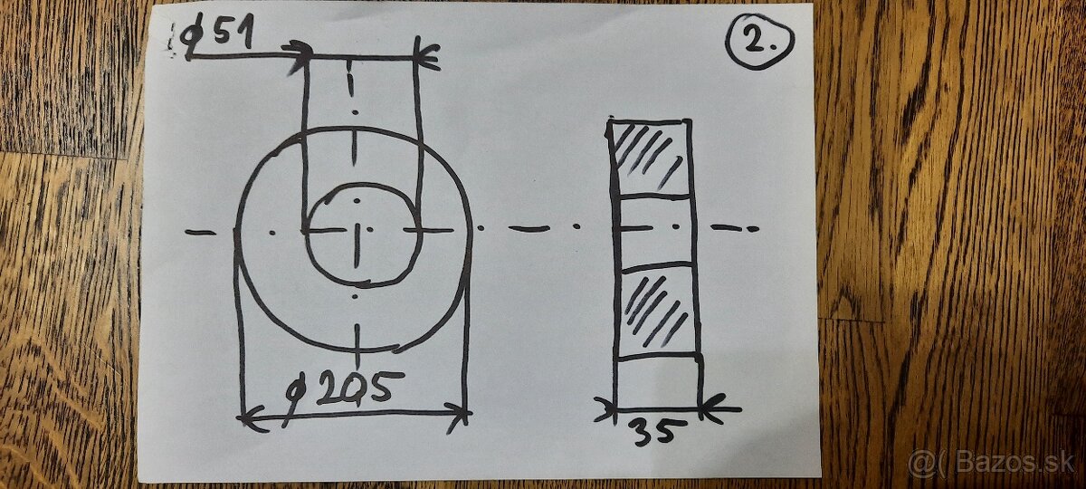 Droteny brusny kotuc - 6