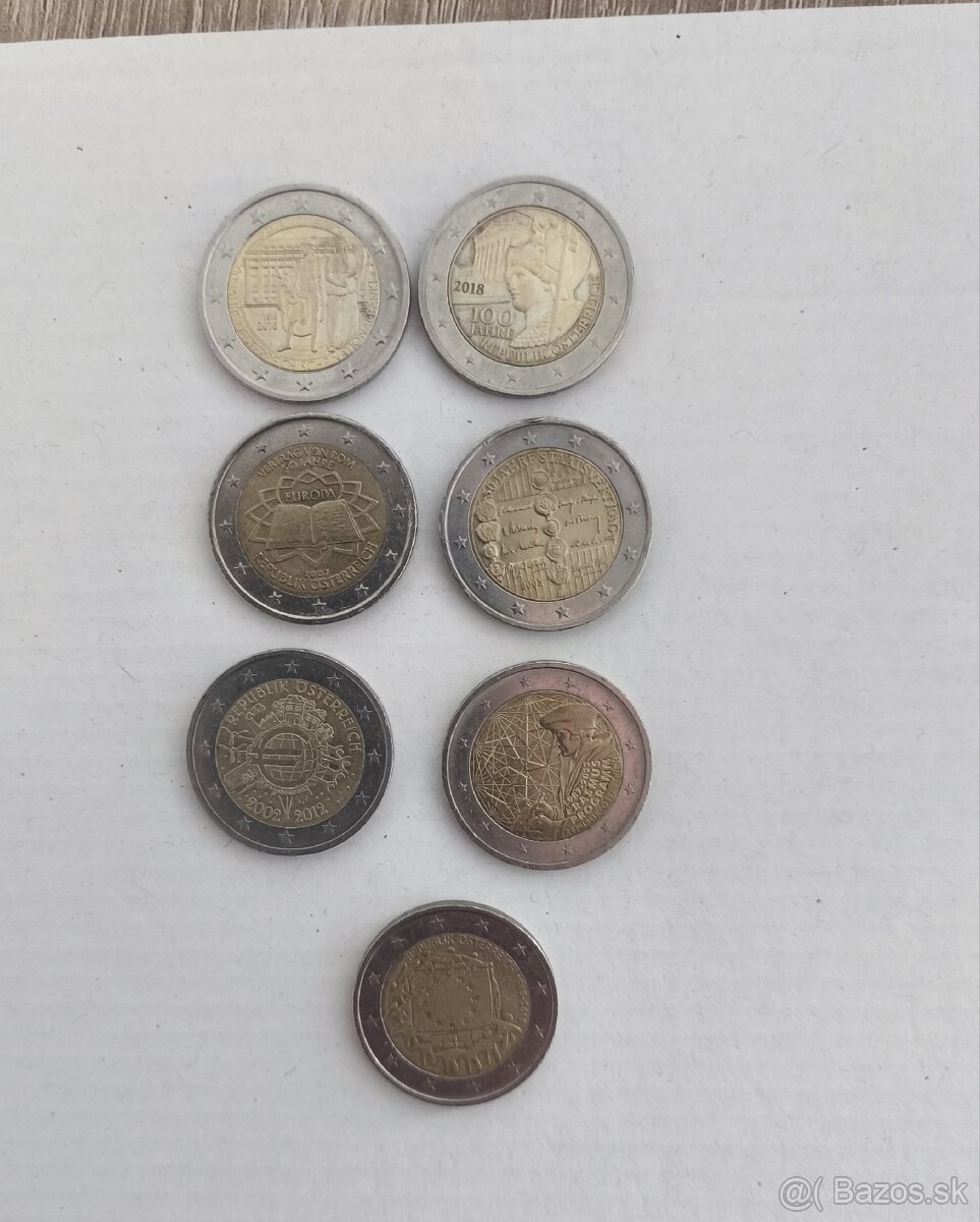 2 euro mince na výmenu (2€ mince ) - 6