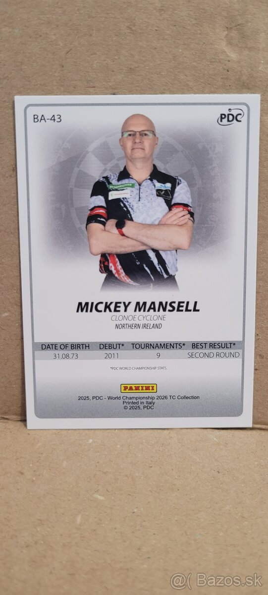 Hráči PDC Darts Šípky #4 2026 - 6