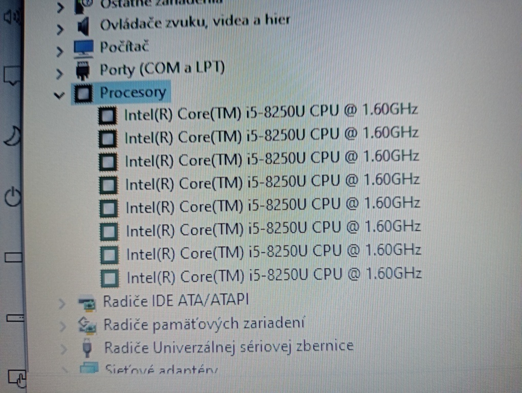 rozpredám funkčný notebook Hp probook 650 g4 - 6