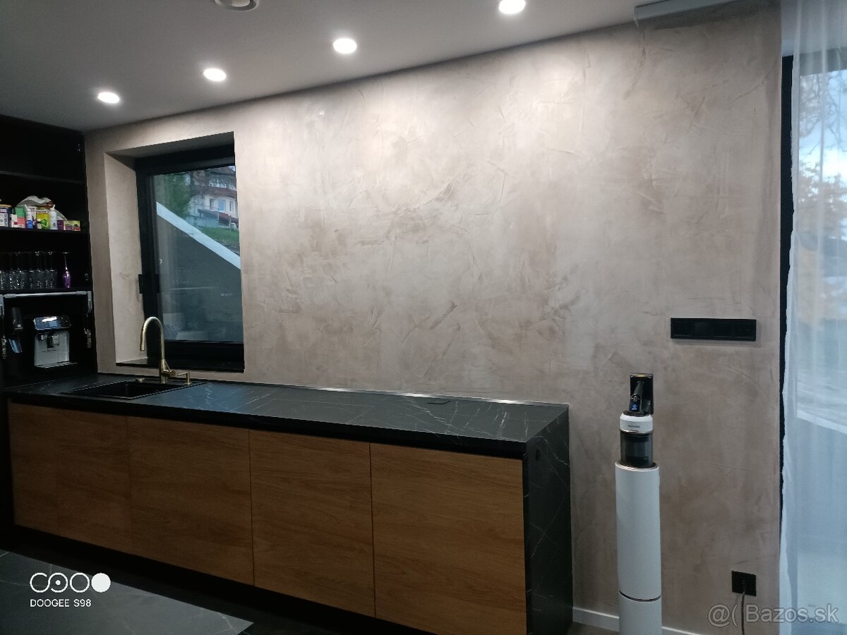 Dekoračné omietky, strojové maľovanie interiérov - 6