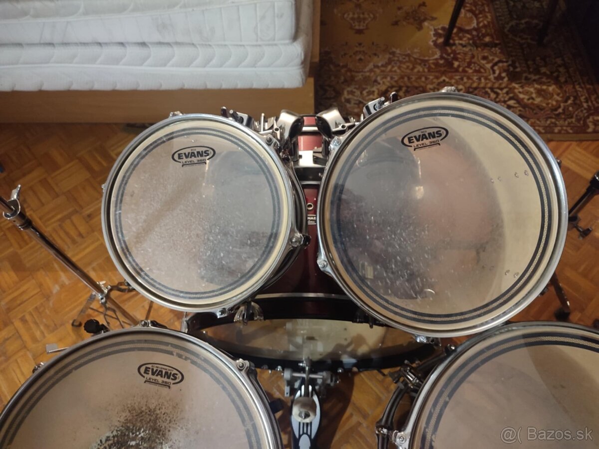 Predám bicie nástroje Evans - 6