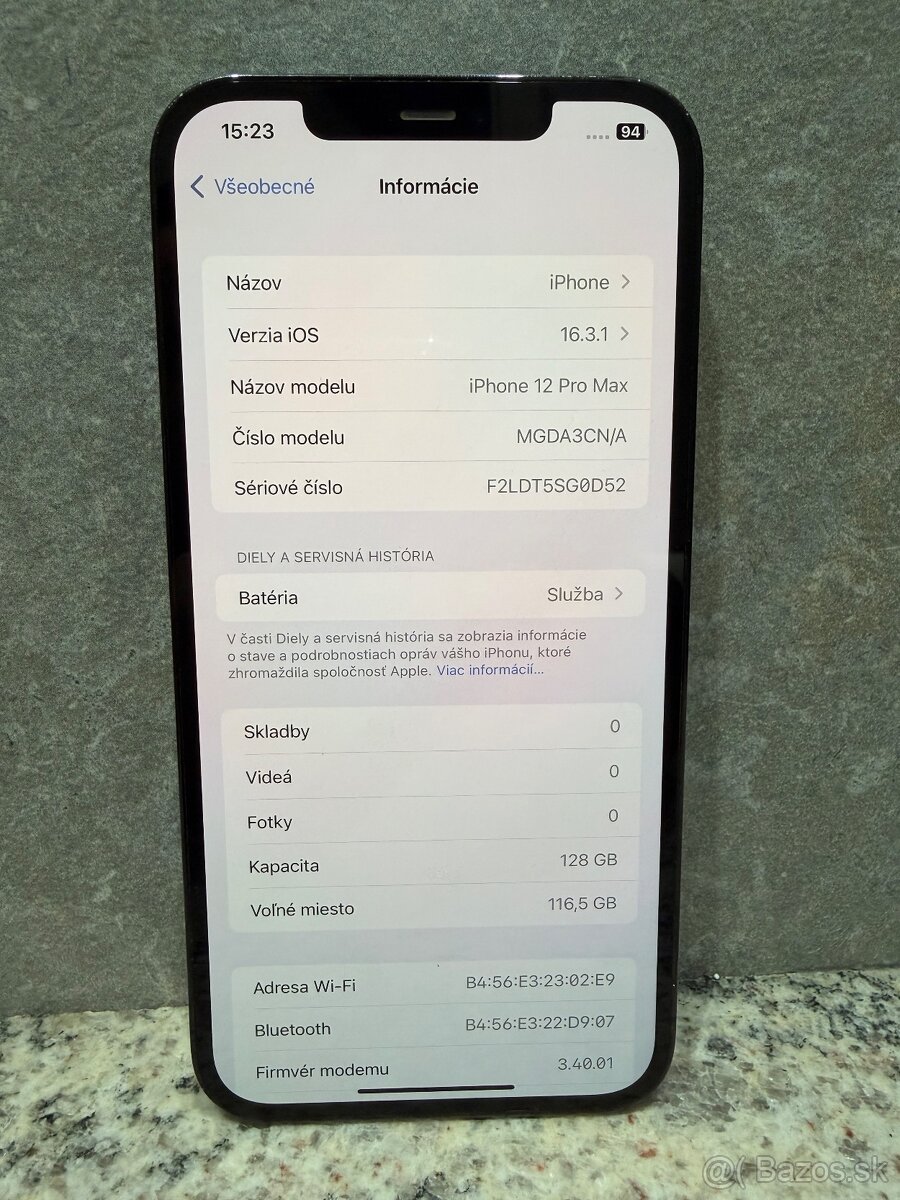 Apple iPhone 12 Pro Max Pacific Blue 128gb - 6