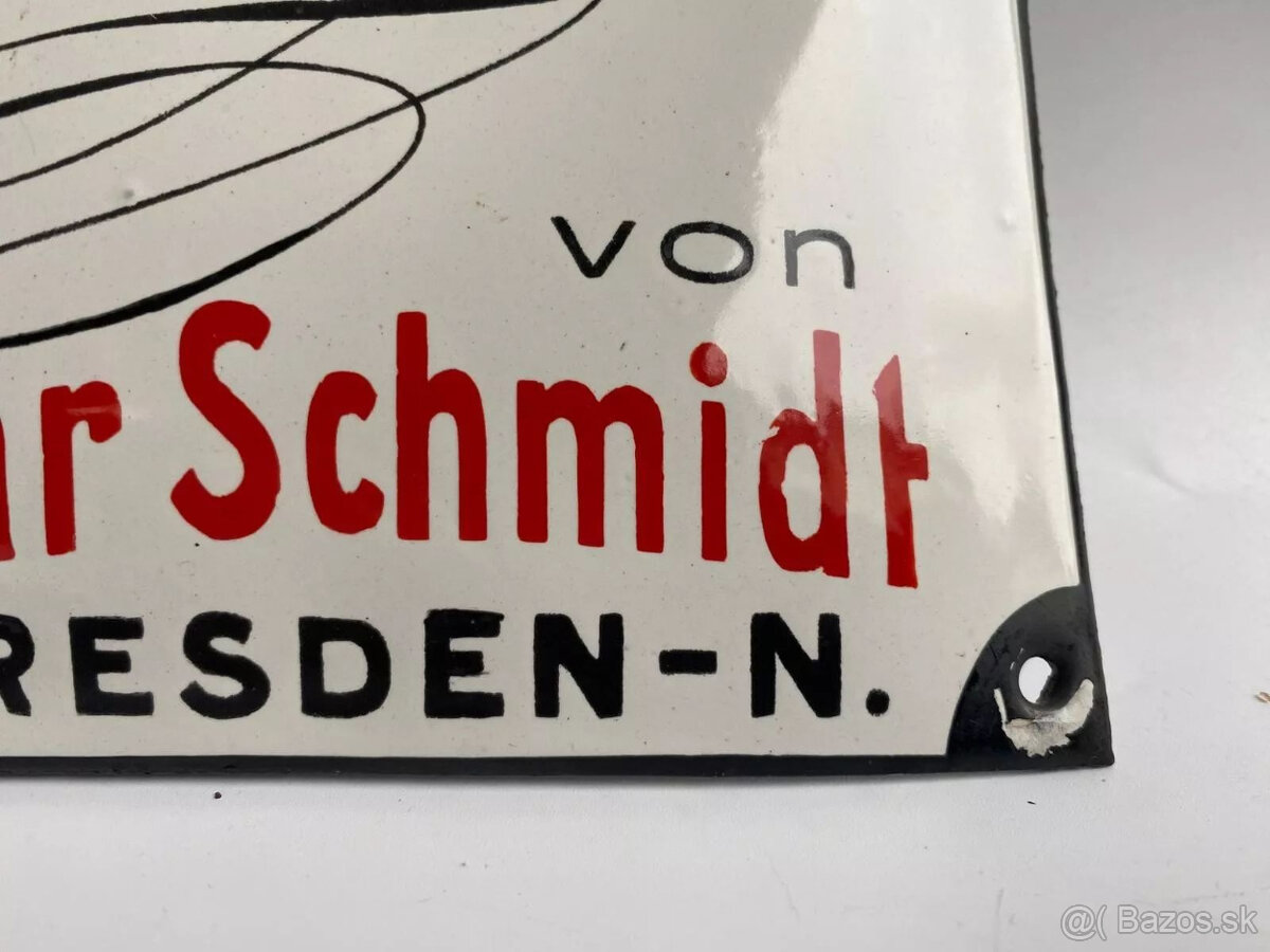 veľmi vzácna smaltovaná ceduľa s parným liehom a likérom, st - 6