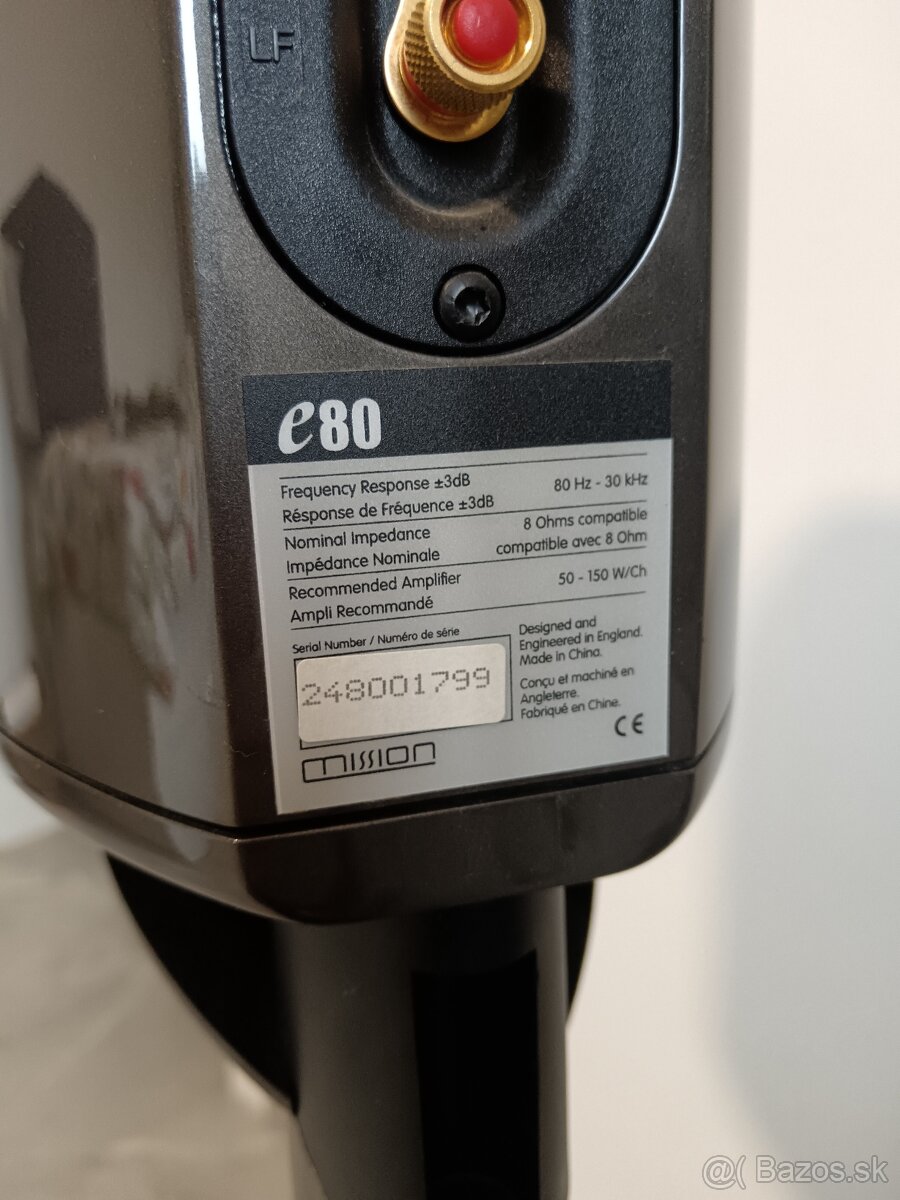 Sada reproduktorov Mission Elegante E80, E8C 4.0 5.1 6.1 - 6