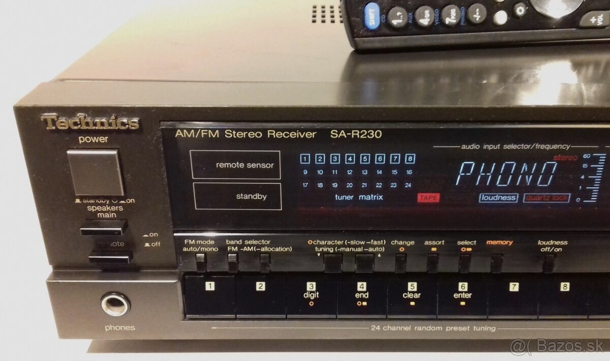 330W Zosilnovac+Equaliz+Tuner= Receiver TECHNICS Japan, AR24 - 6