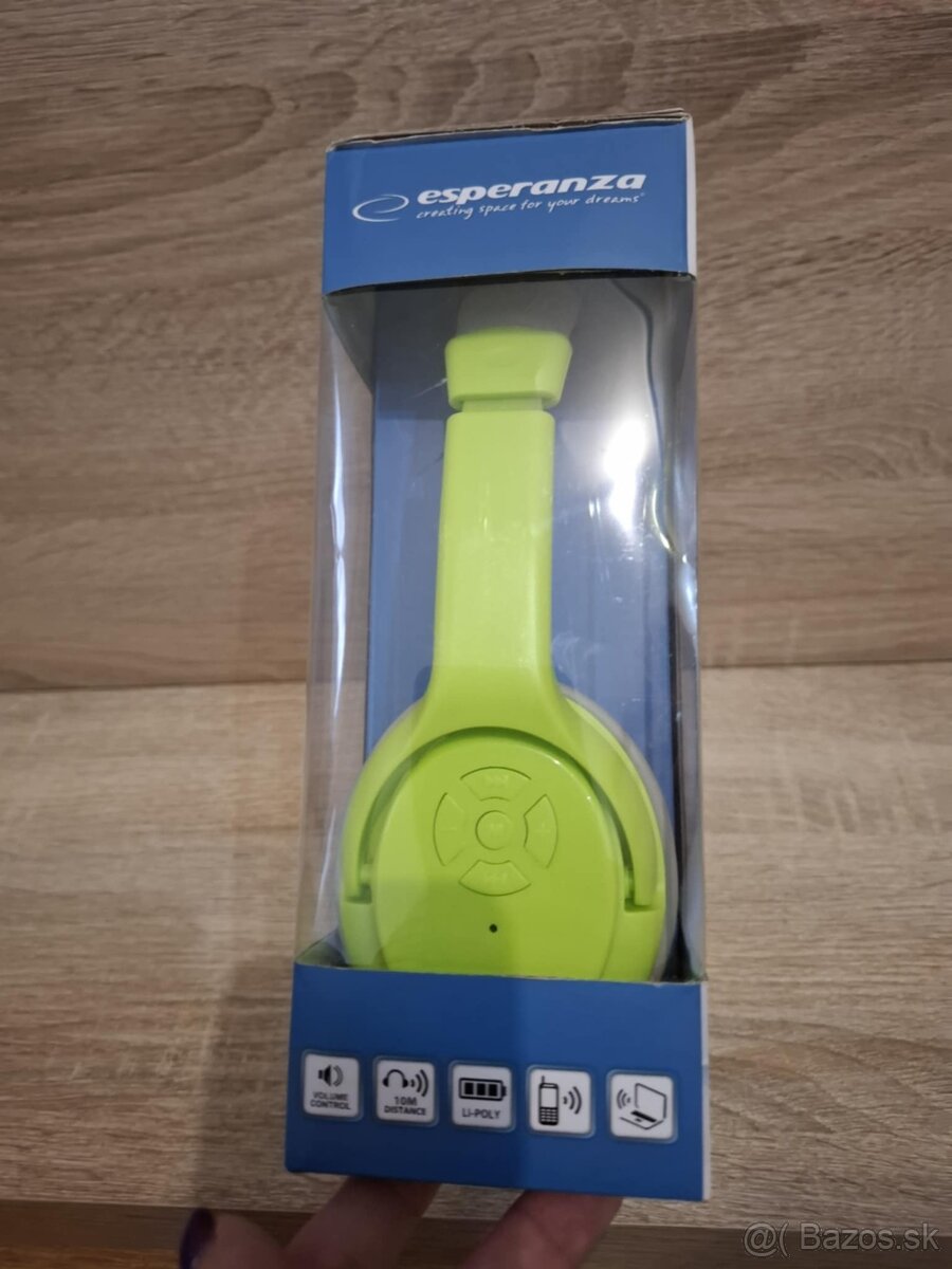 Bezdrôtové stereo slúchadlá Esperanza Libero Bluetooth - 6