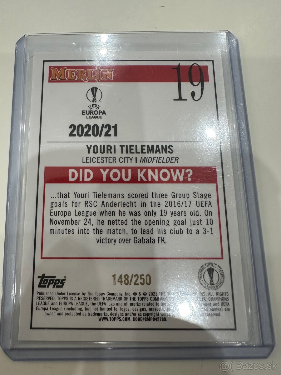 FUTBALOVÉ KARTY ZBERATEĽSKÉ MERLIN KARTIČKY - 6