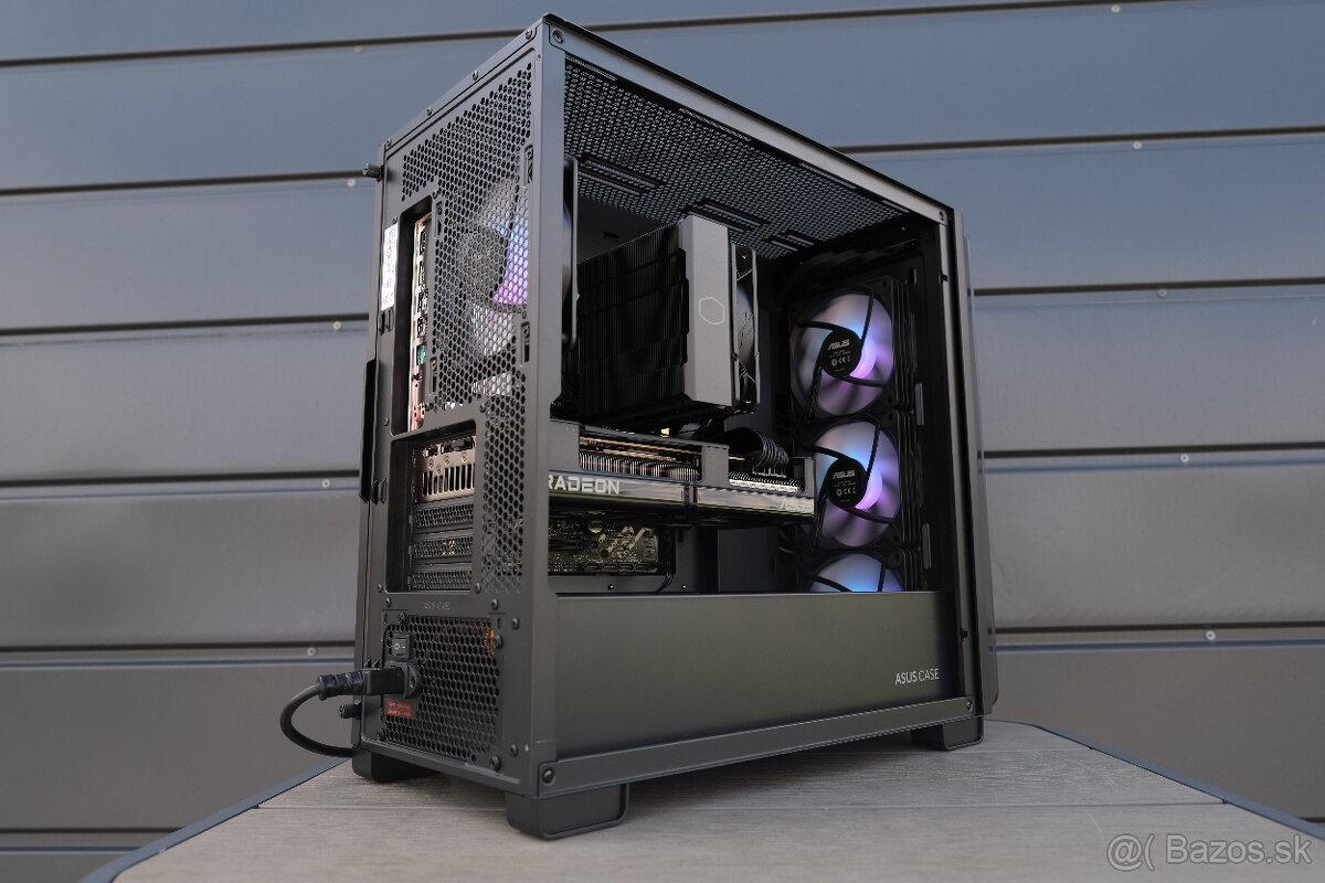 Herný PC, Ryzen 7 9700X, RX 7900 GRE, 32GB RAM, SSD - 6