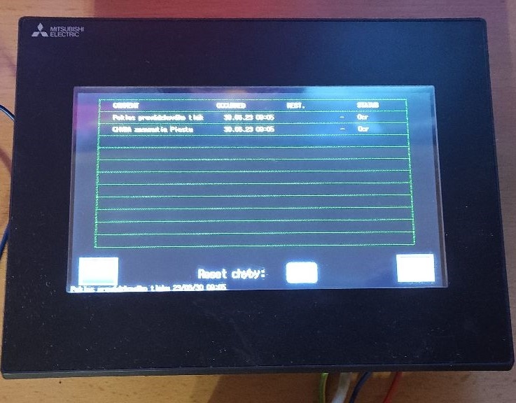 Mitsubishi PLC + LCD + Zdroj - 6