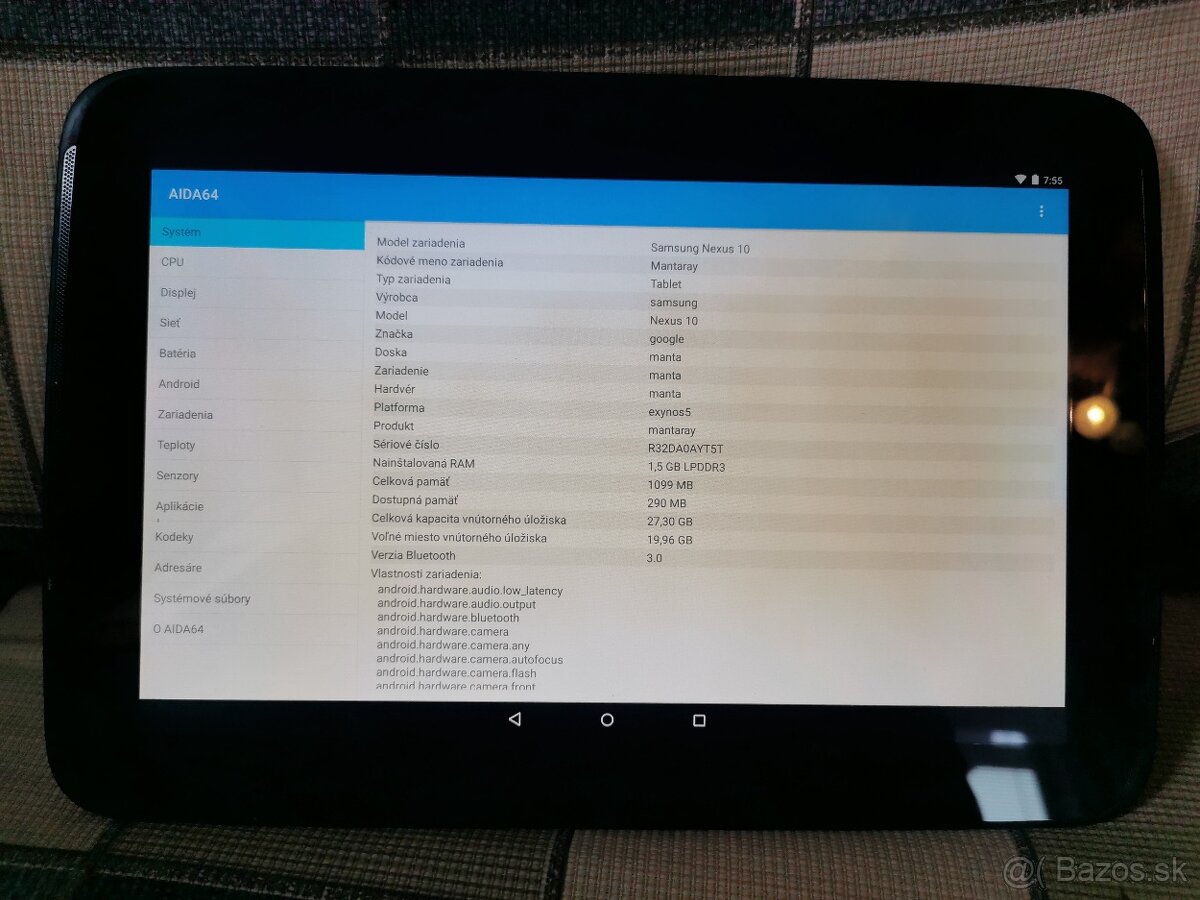 Tablet Samsung Nexus 10 - 6