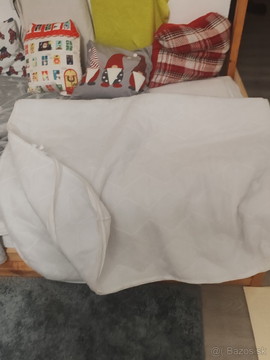 Domčeková posteľ kvalitné drevo 2xmatrac - 6