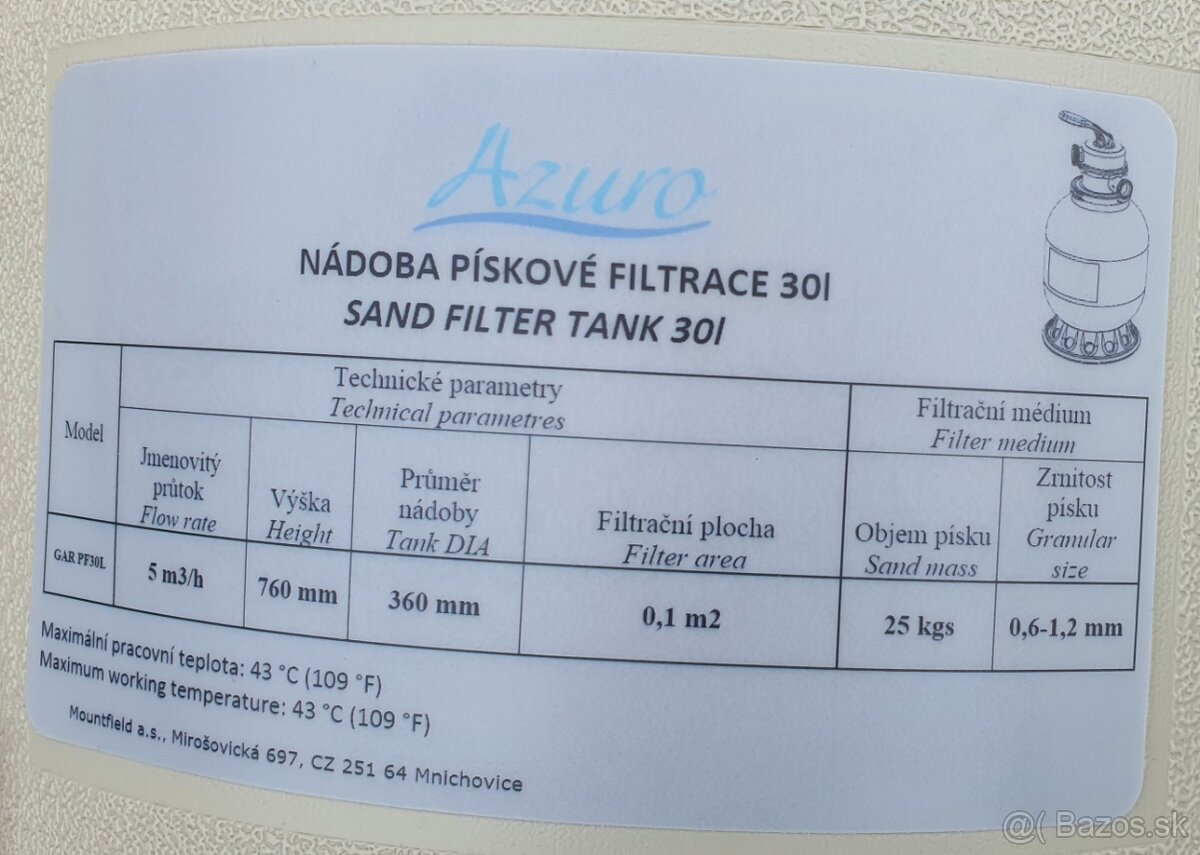 Filtračný systém na bazén, výrivku a iné - 6