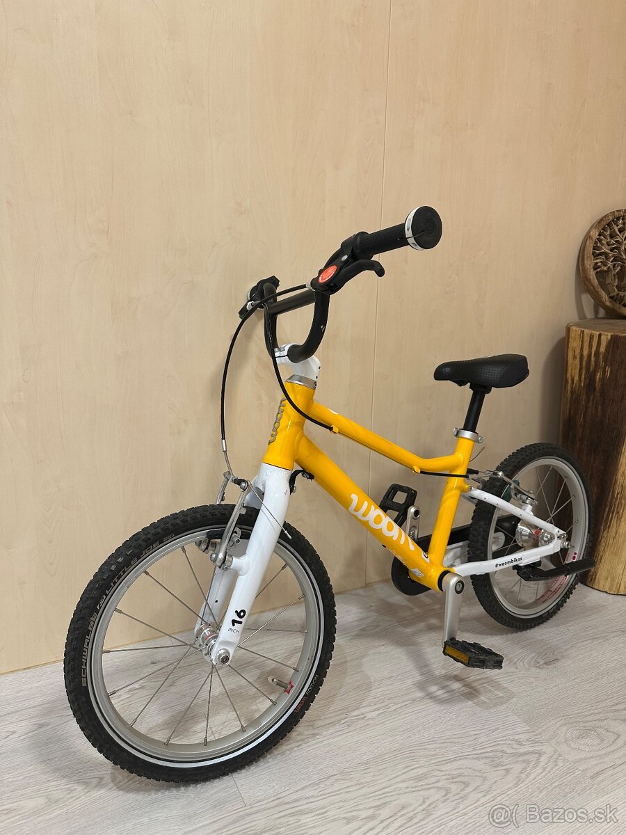 Bicykel WOOM 3 žltý + stojan - 6