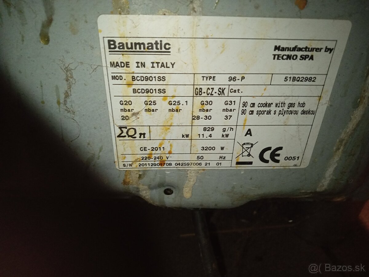 Plynový sporák - 6