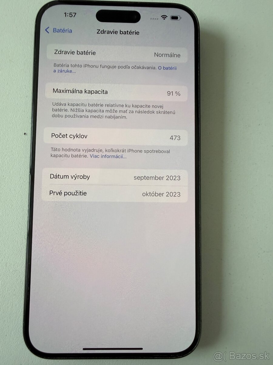 iPhone 15 pro max 256gb black titanium - 6