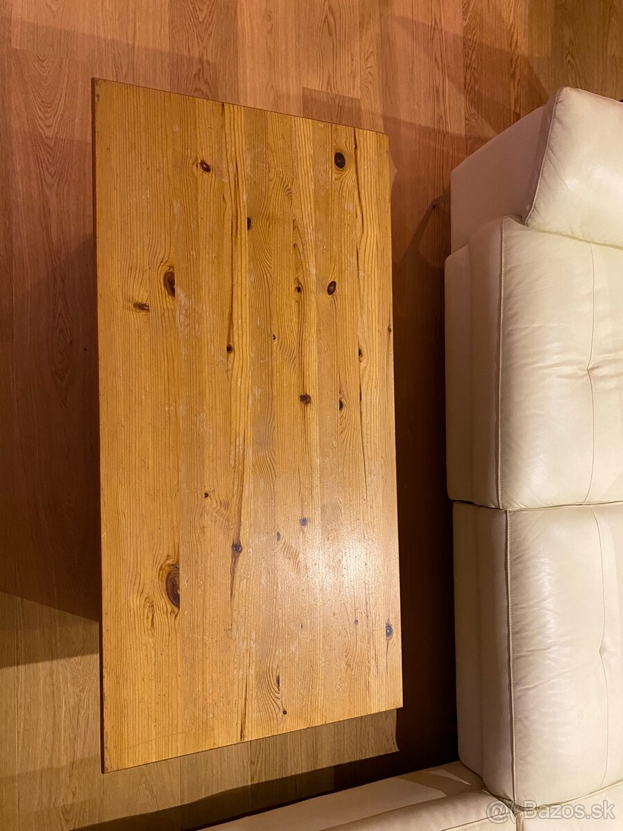 Konferenčný stolík drevený Ikea Leksvik - 6