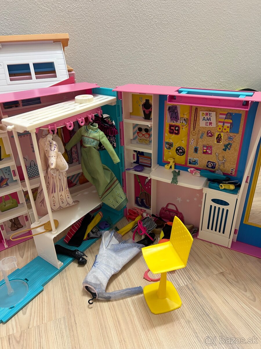 Barbie domček, salon, doplnky - 6