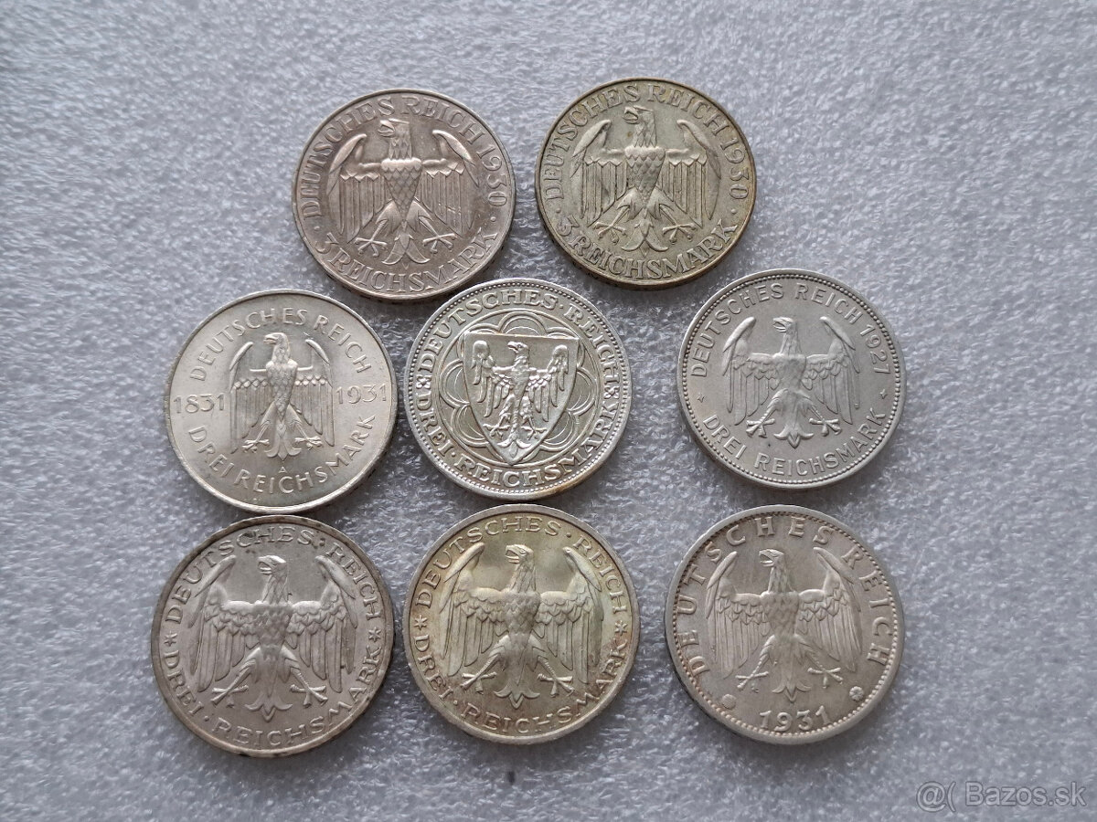 mince Nemecko - Weimarska Republika - 6