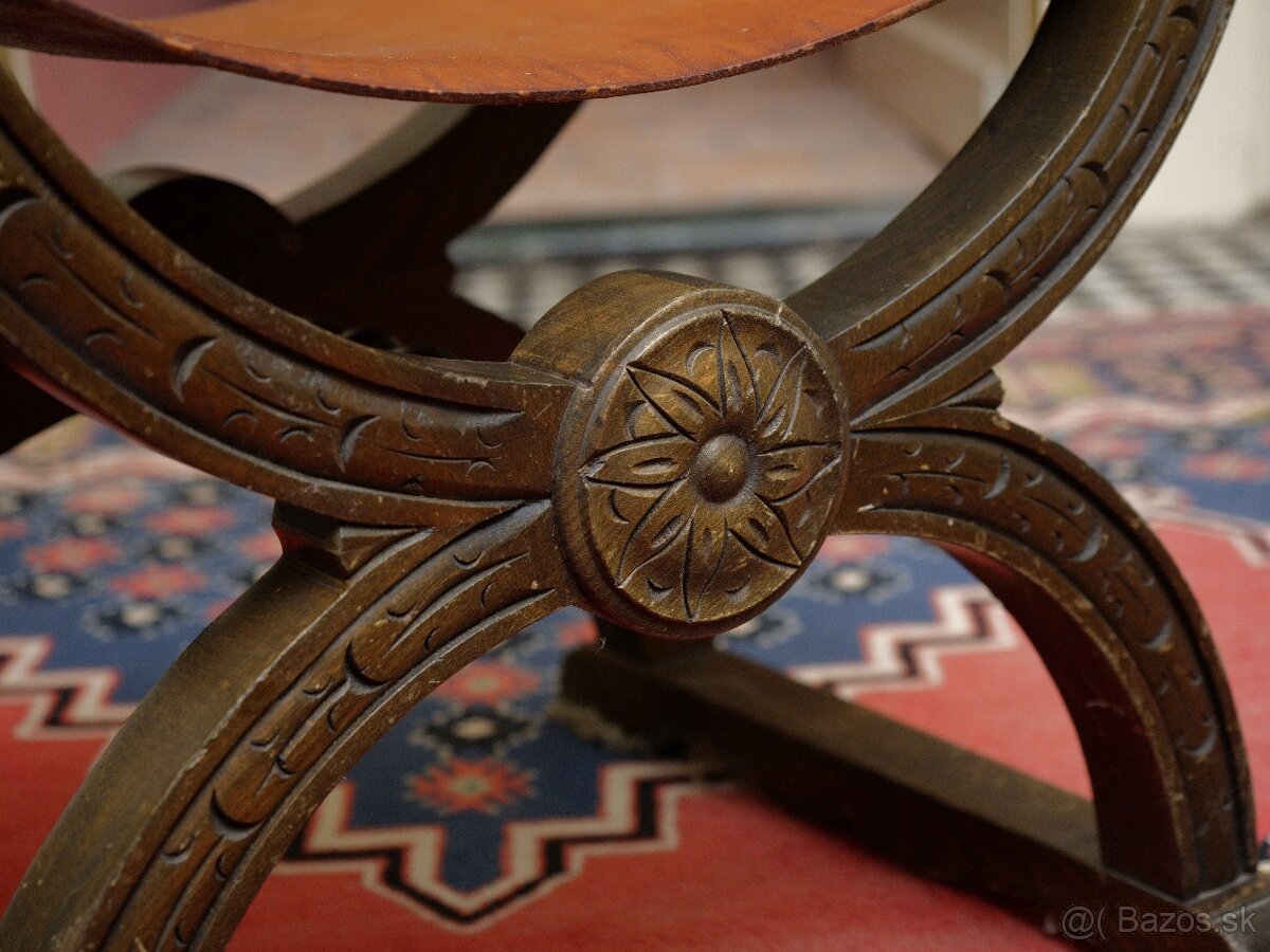 Starožitné kreslo Dagobert - 6