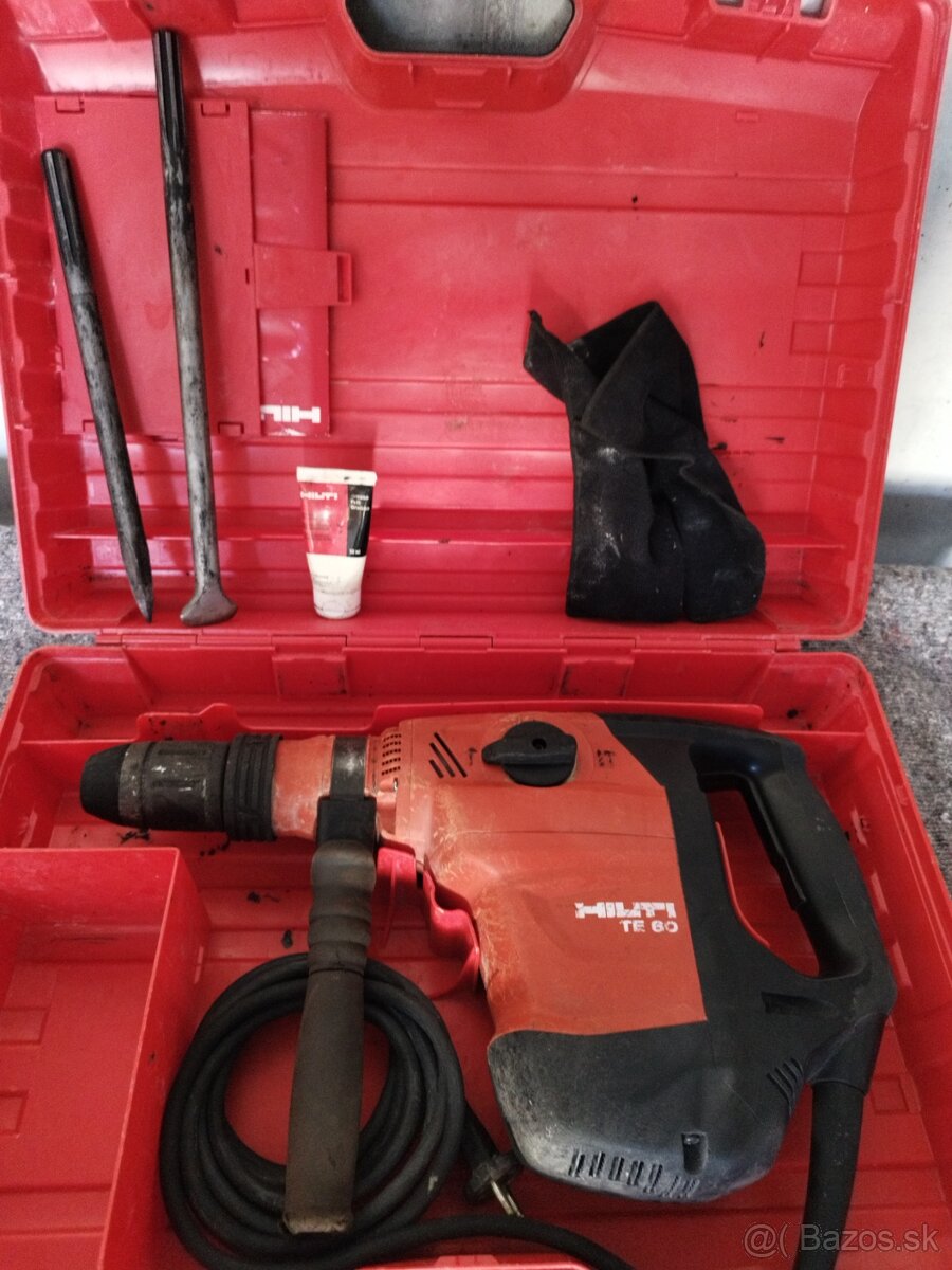 Hilti TE 60 sekacie vrtacie buracie kladivo sds max - 6