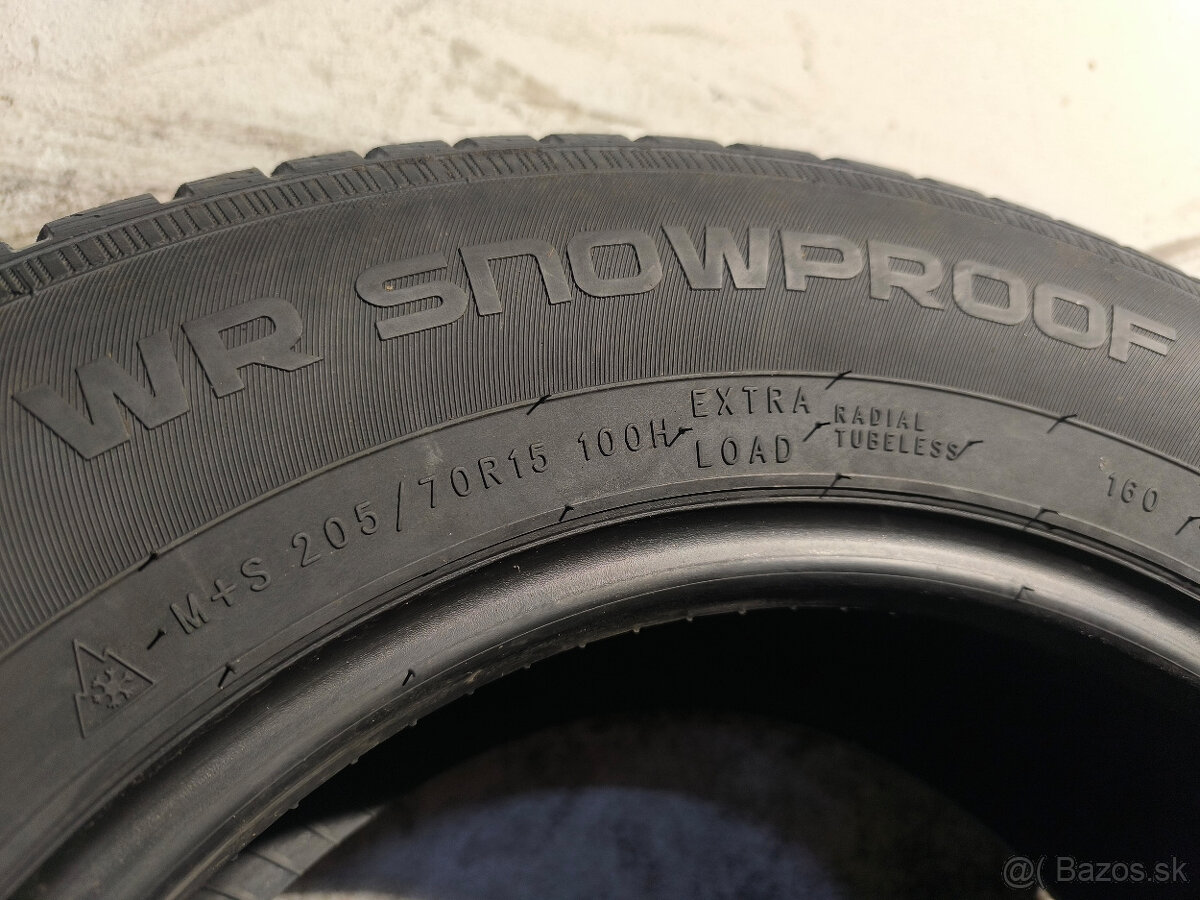 205/70 R15 Zimné pneumatiky Nokian Snowroof 4 kusy - 6
