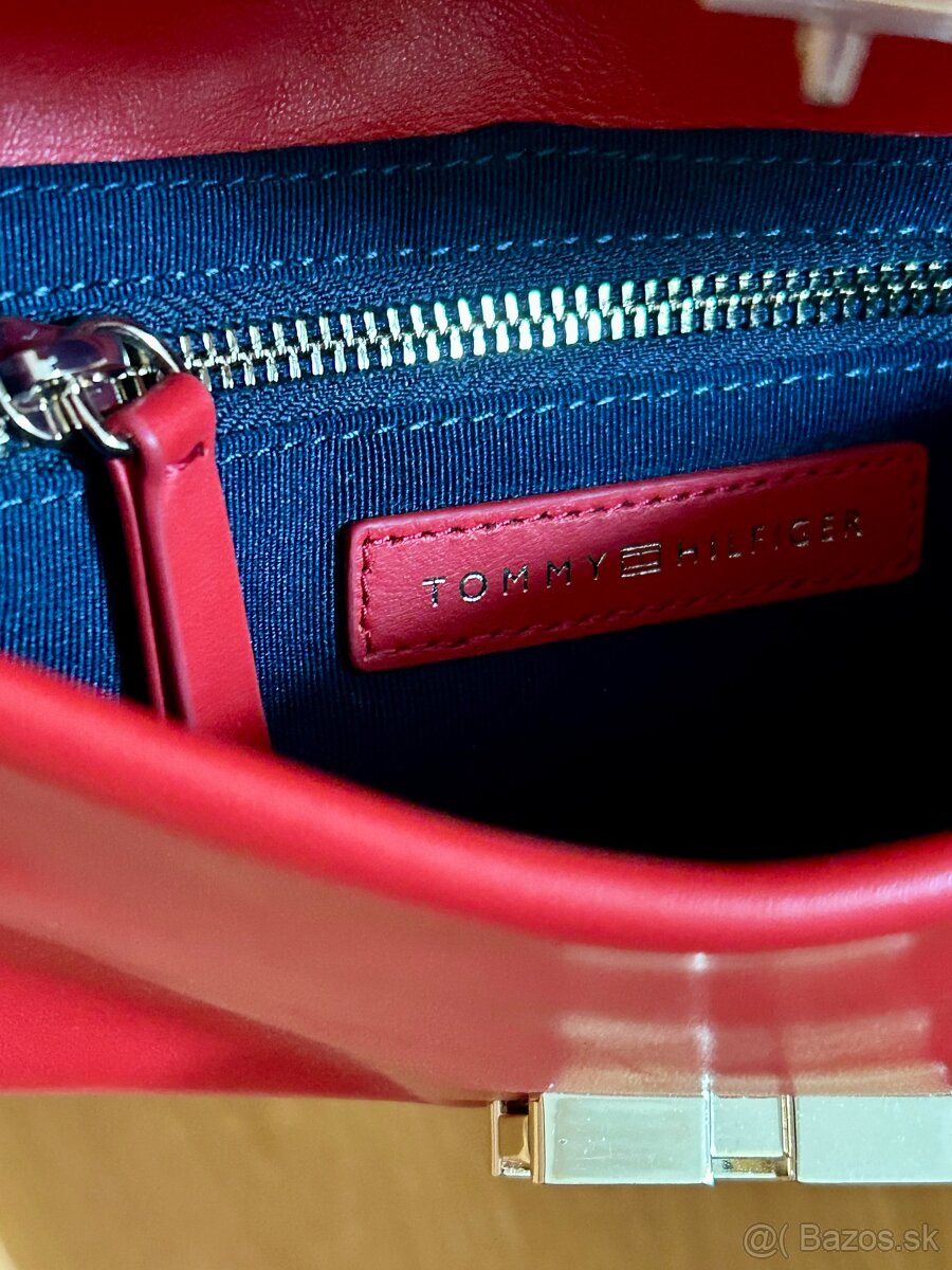 KOŽENÁ CROSSBODY KABELKA zn.TOMMY HILFIGER - 6