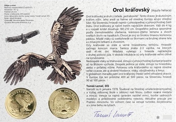 Autorská karta k 5€ minciam Slovensko / 5 euro mince. - 6