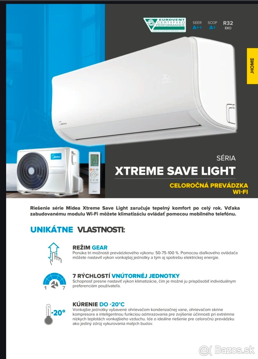 Midea xtreme save light 3,5kw - 6