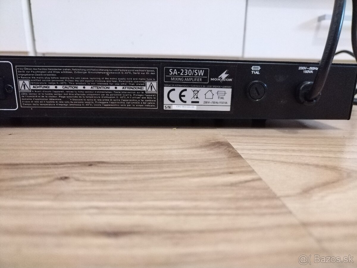 MONACOR SA-230/SW STEREO AMPLIFER - 6
