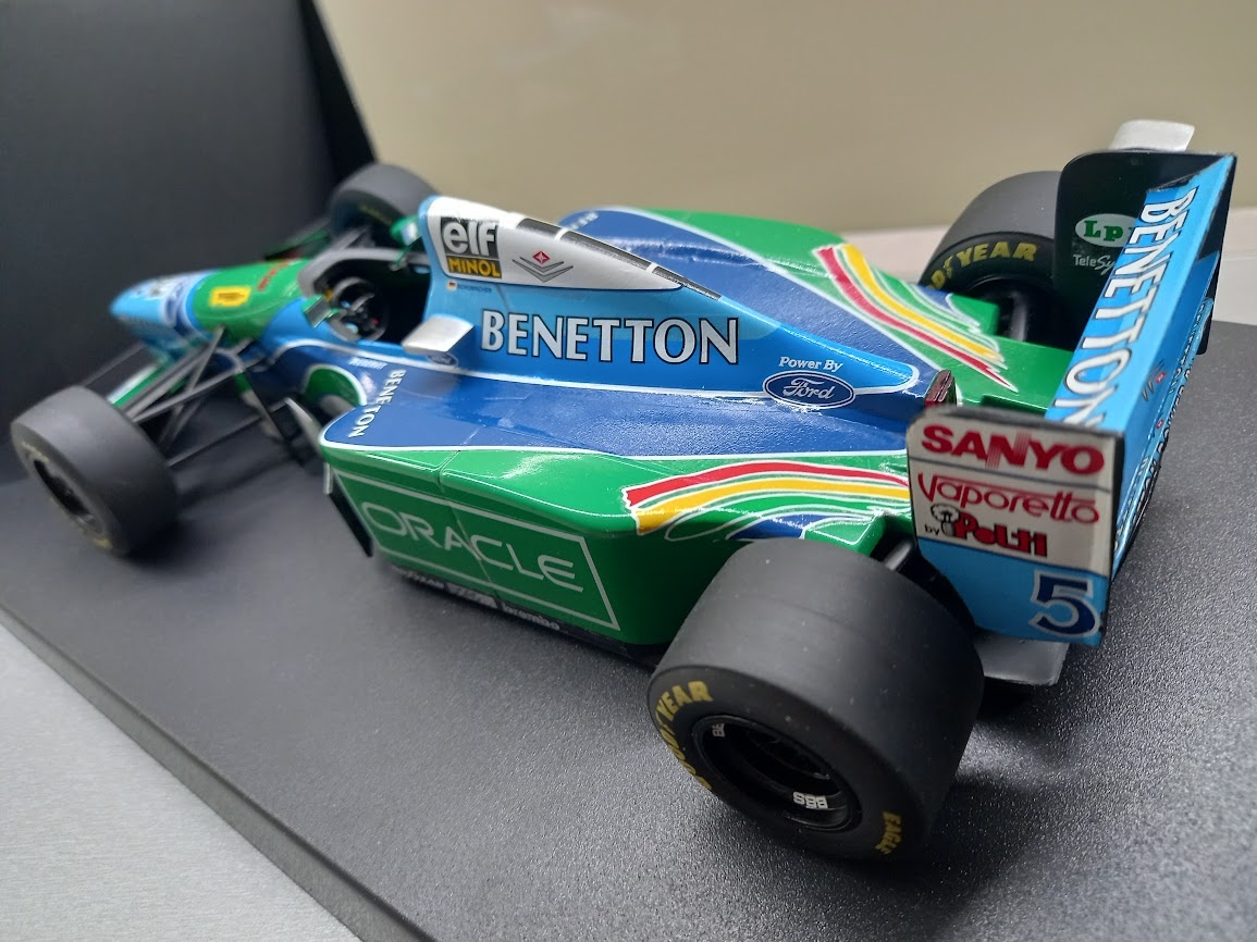 F1 BENETTON FORD B194 GP ANGLIE 1994 SCHUMACHER 1:18 - 6
