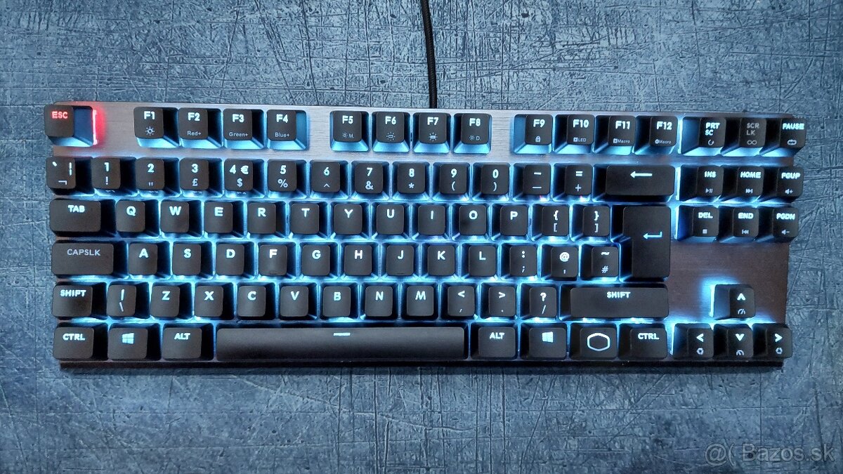 Cooler Master MK730, cervene spinace, RGB, TKL - 6