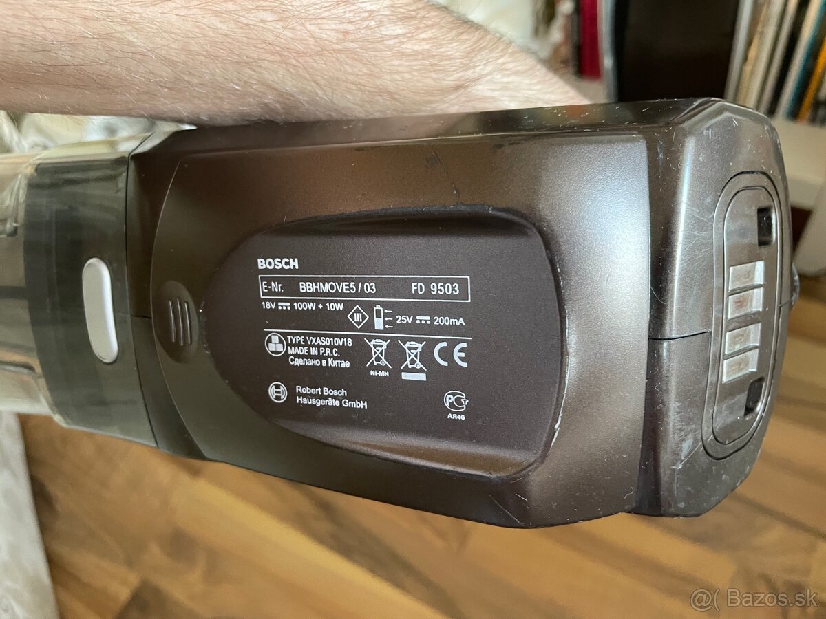 Predám tyčový vysávač Bosch Move 2in1 - 6