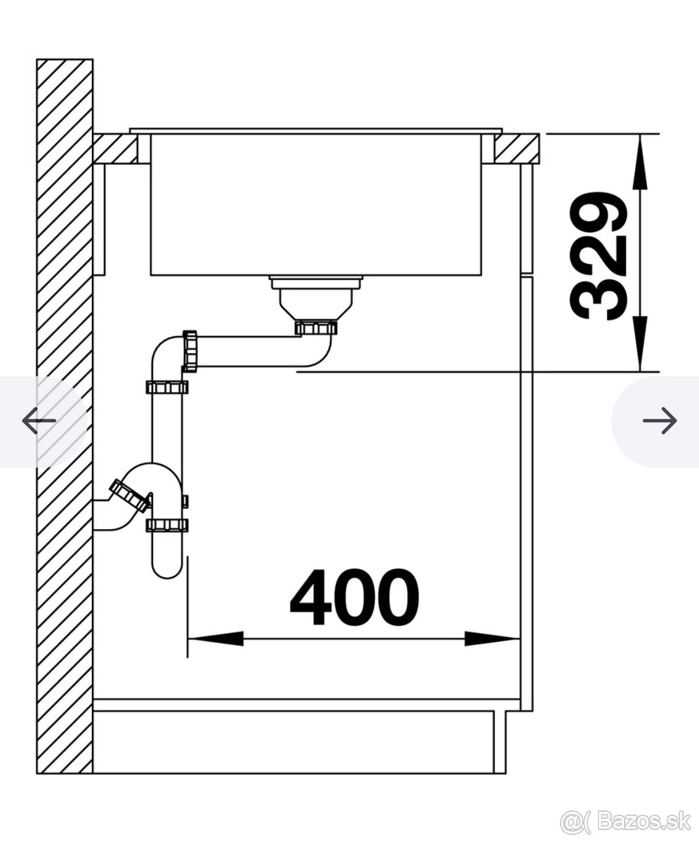 Blanco Legra 45 S Granitový drez - 6
