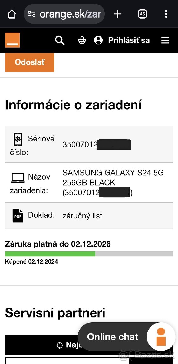 Samsung galaxy S24 256GB - 6