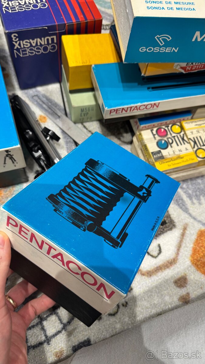 Pentacon zbierka + statív a objektív Pentacon - 6