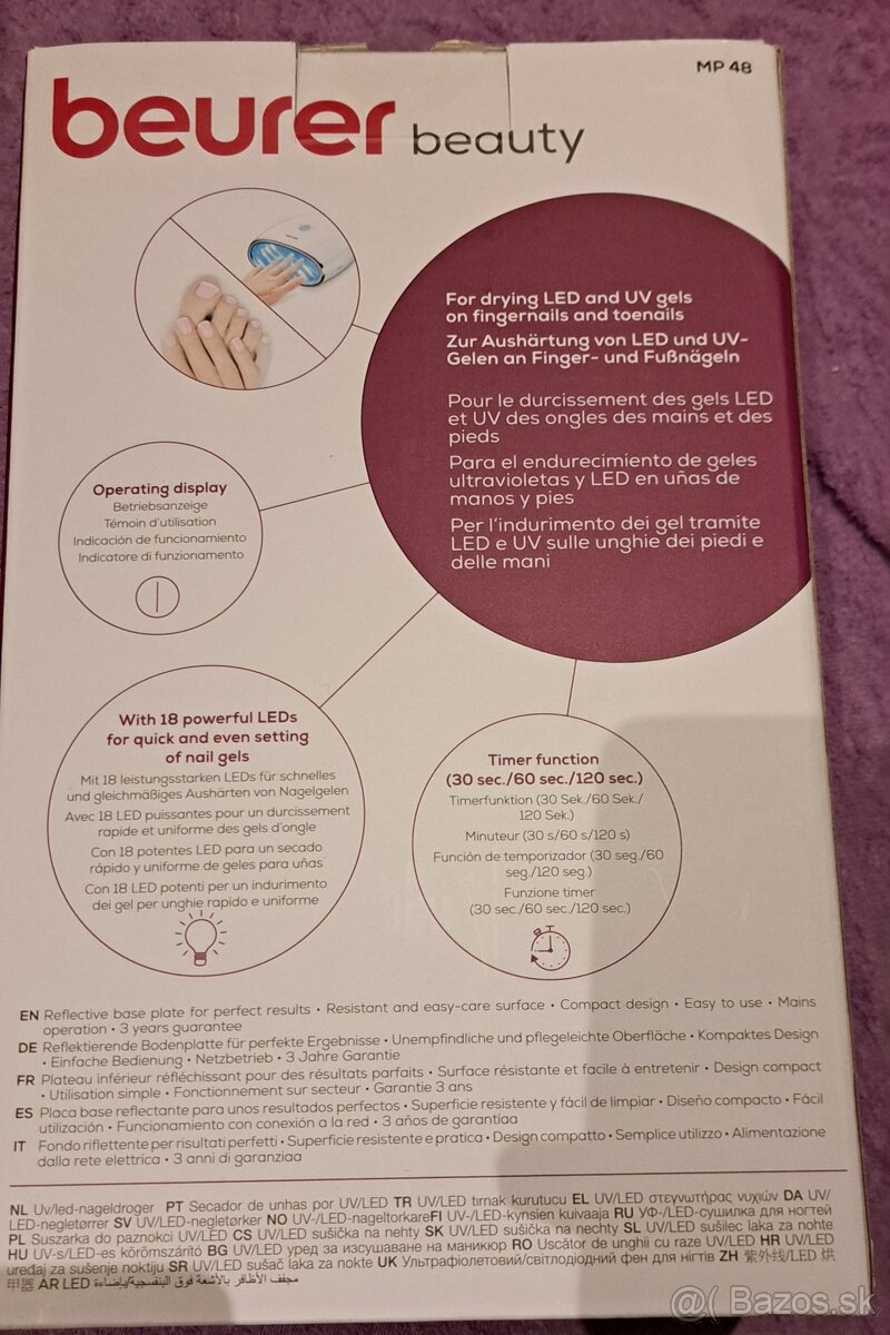 UV lampa - nail tips - gél laky - 6