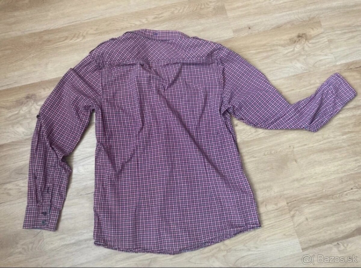 Červená károvaná košeľa - 6