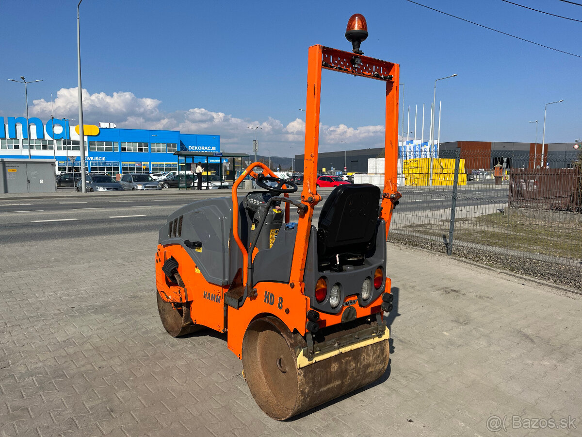 Vibračný cestný valec kĺbový Hamm HD8, Bomag, Ammann - 6