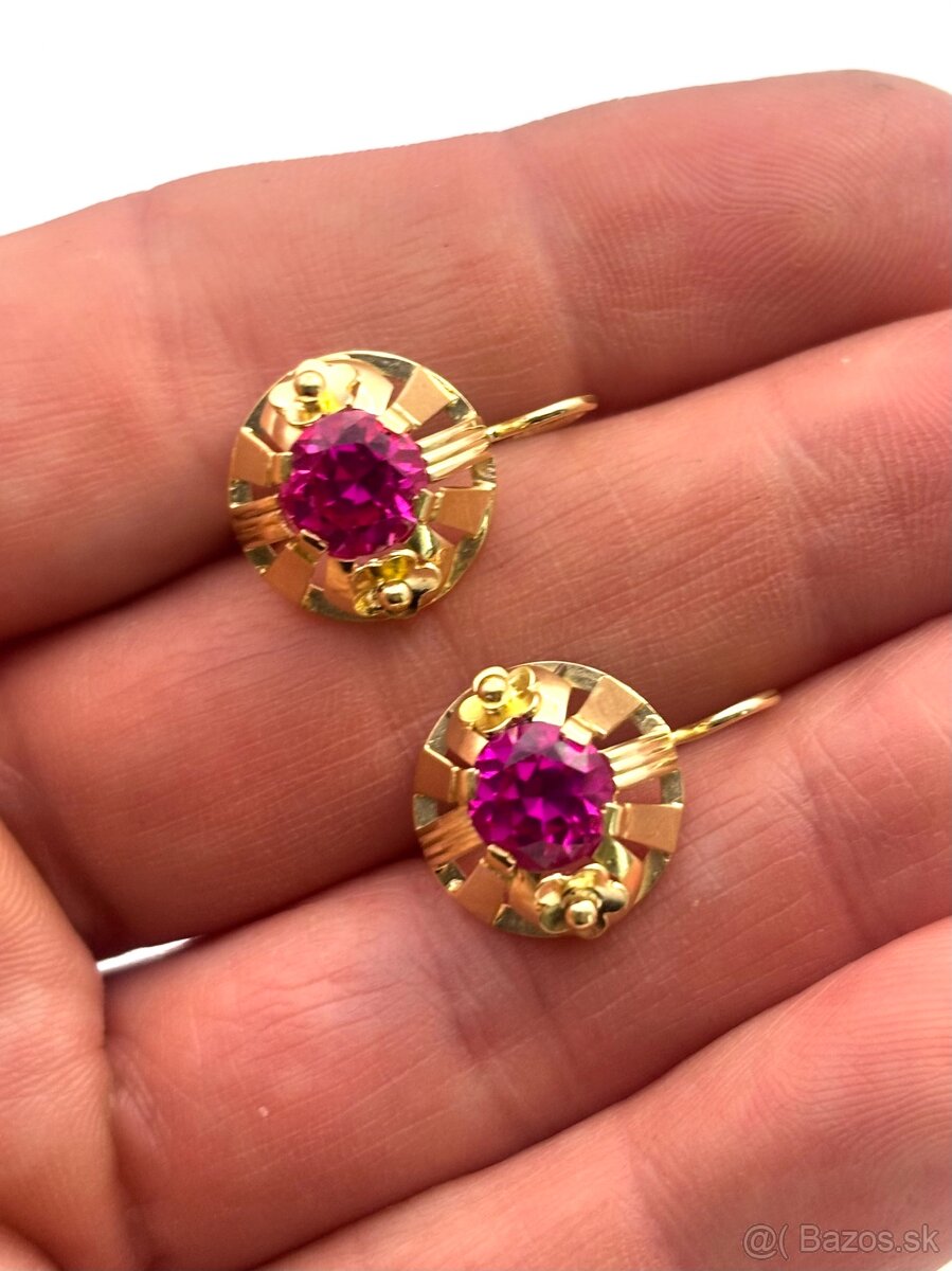 Zlaté náušnice 585/1000 - 6